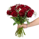 Kytice rudých růží